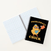 Pickleball Chick - retro Notitieboek (Binnen)