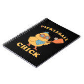 Pickleball Chick - retro Notitieboek (Linkerzijde)