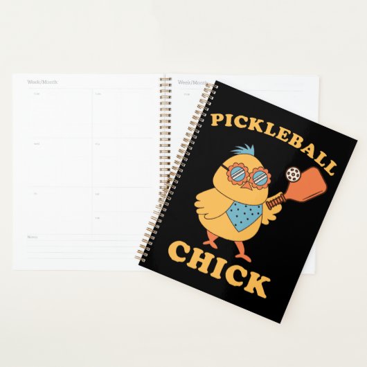Pickleball Chick - retro Planner (Display)
