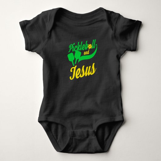 Pickleball Christelijk Jesus T-Player Dink Romper (Voorkant)