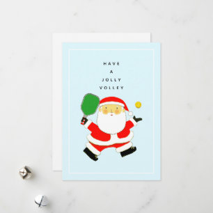 Pickleball Christmas Holiday Gift Kaart
