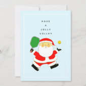Pickleball Christmas Holiday Gift Kaart (Voorkant)
