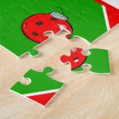 Pickleball Christmas Joy Candy Cane Paddles Ball Legpuzzel (Zijkant)