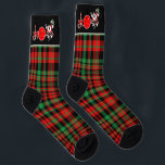 Pickleball Christmas Joy Santa Paddle Plaid Sokken<br><div class="desc">Christmas Joy wordt gespeld met een snoepstok, een rode pickleball en een vrolijke kerstman met een pickleball-peddel. Personaliseer voor uw pickleball court rec league spelers, of uw favoriete pickleballer. Leuke pickleball-thema kerstversiering voor jezelf, je pickleball-liefhebbende vriend, moeder, vader, oom, tante, broer, zus, buurman, opa, oma, of werkbuddy die niet zal...</div>