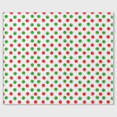 Pickleball Christmas Red and Green Ornaments White Cadeaupapier (Vlak)