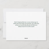 Pickleball Christmas Santa Merry Dinkmas Custom Feestdagenkaart (Achterkant)