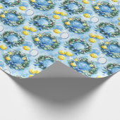 Pickleball Christmas themed Cadeaupapier (Hoek)