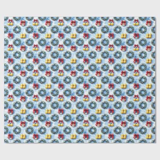 Pickleball Christmas themed Cadeaupapier (Vlak)