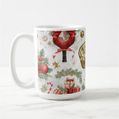 Pickleball Christmas themed with Paddle  Koffiemok (Links)