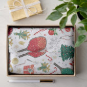 Pickleball Christmas Tissue Paper Tissuepapier (Geschenk)