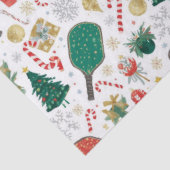 Pickleball Christmas Tissue Paper Tissuepapier (Detail)