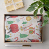 Pickleball Christmas Tissue Paper Tissuepapier (Geschenk)