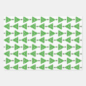 Pickleball Christmas Tree Deck the Halls Red Green Inpakpapier Vel (Voorkant 2)