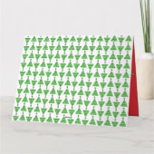 Pickleball Christmas Tree Happy Holidays Photo Kaart (Achterkant)