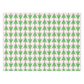 Pickleball Christmas Trees Deck the Halls Tafelkleed (Voorkant (Horizontaal))