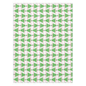 Pickleball Christmas Trees Deck the Halls Tafelkleed (Voorkant)