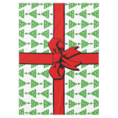 Pickleball Christmas Trees Tied Up with a Red Bow Tafelkleed (Voorkant)