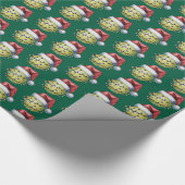 Pickleball Chritsmas Gift Wrap | Dink the Halls Cadeaupapier (Hoek)