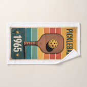 Pickleball Classic 1965 Paddle Poster voor fans Handdoek (Handdoek)