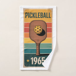 Pickleball Classic 1965 Paddle Poster voor fans Handdoek