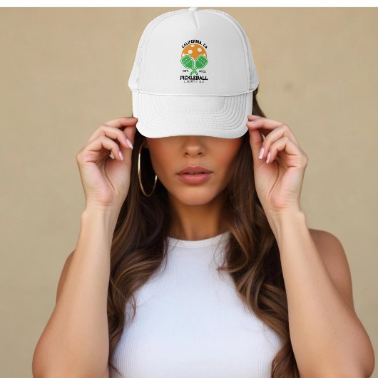 Pickleball Club Aangepaste Paddle & Bal Trucker Pet