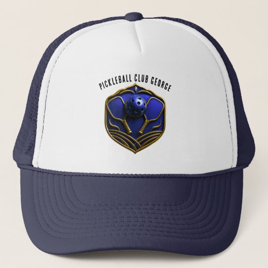 Pickleball Club George Trucker Pet (Voorkant)