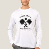 Pickleball Club gepersonaliseerd Tri-Blend Shirt (Voorkant volledig)