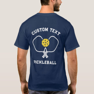 Pickleball Club Gepersonaliseerde Naam T-shirt
