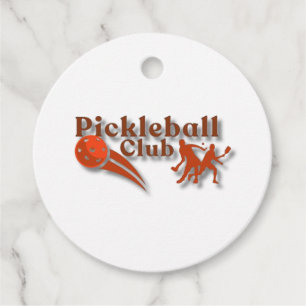 Pickleball Club Logo - Aangepaste uitrusting en ge Bedankjes Labels