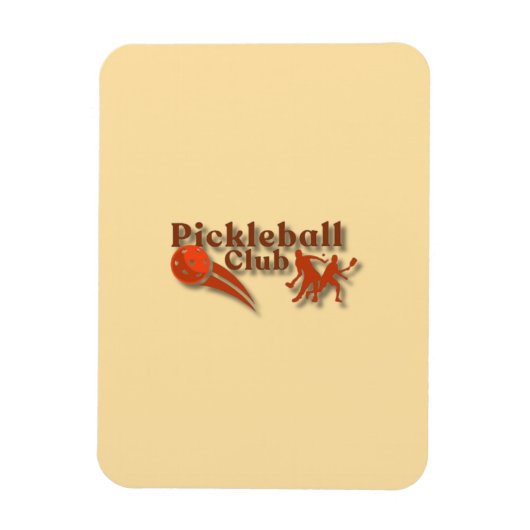 Pickleball Club Logo - Aangepaste uitrusting en ge Magneet (Verticaal)