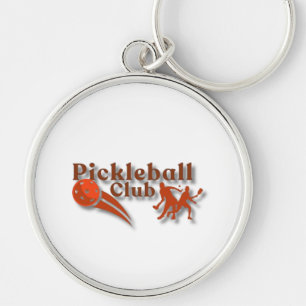 Pickleball Club Logo - Aangepaste uitrusting en ge Sleutelhanger