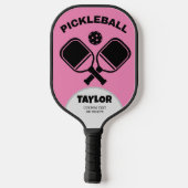 Pickleball Club Pickleball Paddle & Ball Custom (Achterkant)