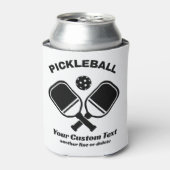 Pickleball Club Pickleball Paddle & Ball Custom Blikjeskoeler (Blikje Voorkant)
