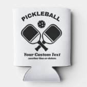 Pickleball Club Pickleball Paddle & Ball Custom Blikjeskoeler (Achterkant)