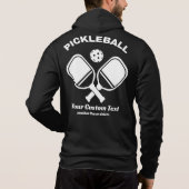 Pickleball Club Pickleball Paddle & Ball Custom Hoodie (Achterkant)