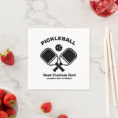 Pickleball Club Pickleball Paddle & Ball Custom Servet (Insitu)