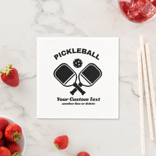 Pickleball Club Pickleball Paddle & Ball Custom Servet (Insitu)