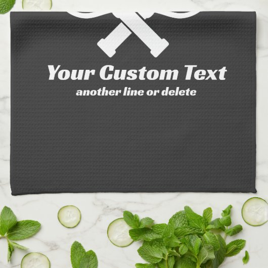 Pickleball Club Pickleball Paddle & Ball Custom Theedoek (Gevouwen)