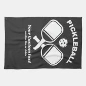 Pickleball Club Pickleball Paddle & Ball Custom Theedoek (Horizontaal)