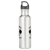 Pickleball Club Pickleball Paddle & Ball Custom Waterfles (Achterkant)