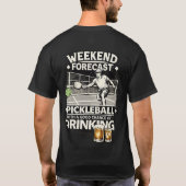 Pickleball Club T-shirt (Achterkant)