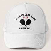 Pickleball Club Team City Name England Flag  Trucker Pet (Voorkant)