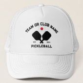 Pickleball Club Team Japan Japanese Flag Custom Trucker Pet (Voorkant)