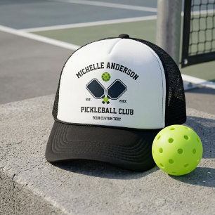Pickleball Club Team-Paddles & Bal Personalized Trucker Pet