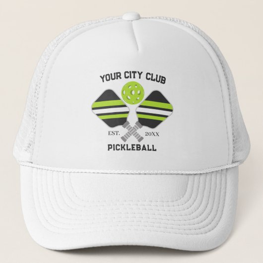 Pickleball Club Team Player Custom Pickle Gift Tru Trucker Pet (Voorkant)