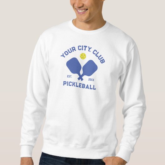 Pickleball Club Team Player Custom Pickle Gift Trui (Voorkant)