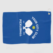 Pickleball Club Team Player Custom Pickle Sweat Golfhanddoek (Horizontaal)