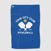 Pickleball Club Team Player Custom Pickle Sweat Golfhanddoek (Voorkant)