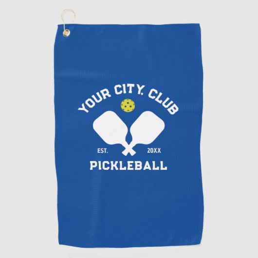 Pickleball Club Team Player Custom Pickle Sweat Golfhanddoek (Voorkant)