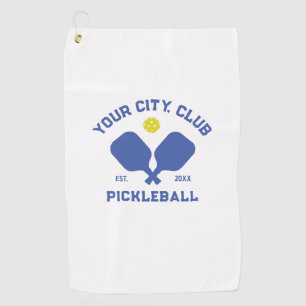 Pickleball Club Team Player Custom Pickle Sweat Golfhanddoek
